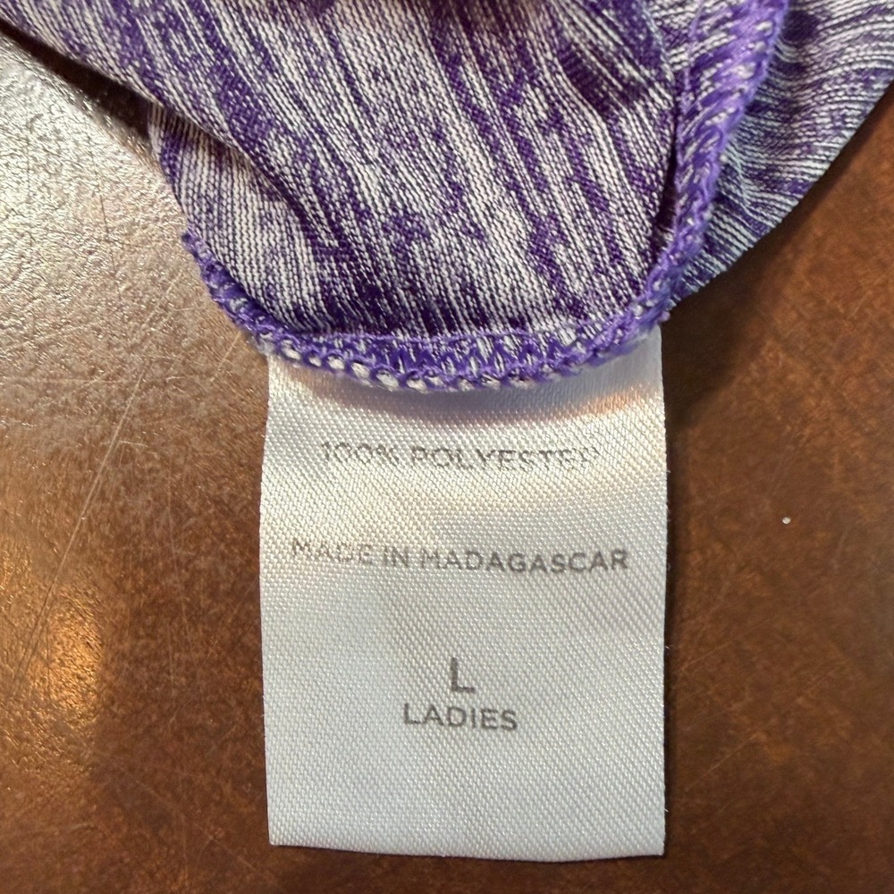 Sport-Tek PosiCharge Purple Heather Racerback Tank Top Womens L LST390 - Picture 5 of 5